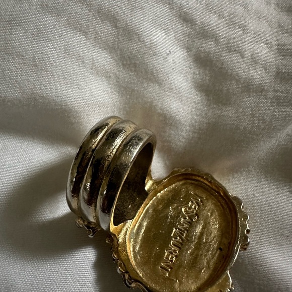 Vintage YSL rare Arty black ring size 7 - Picture 5 of 10